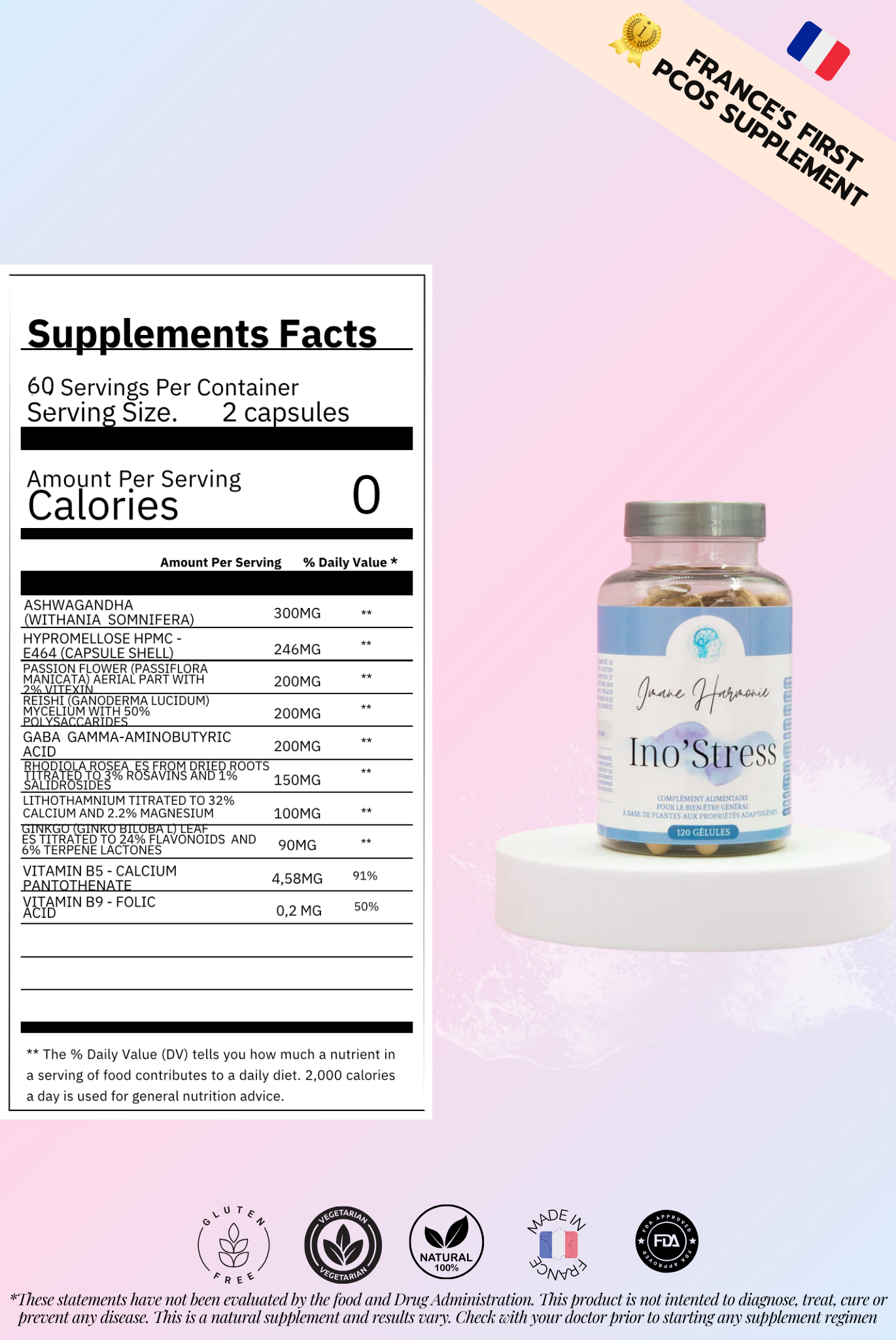 supplements facts of ino&