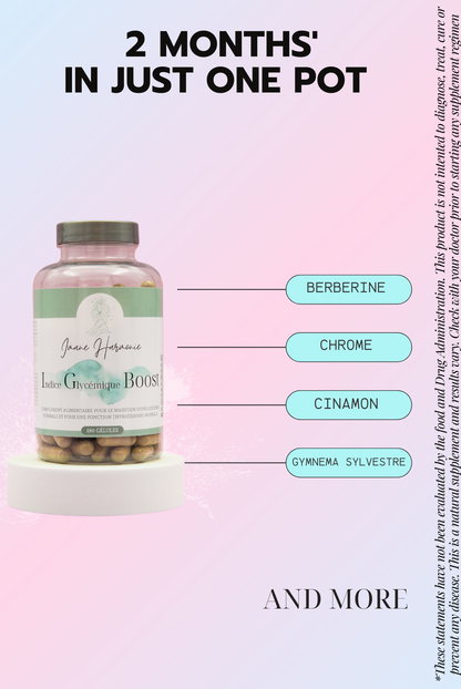 primary supplements of glycemic index boost : berberine, chrome, cinamon, gymnema sylvestre