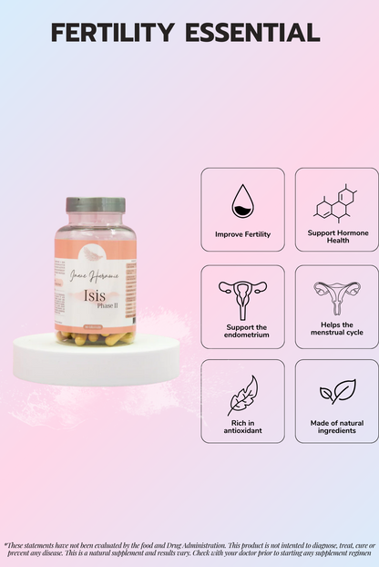 Features of isis phase 2 : improve fertility, support hormone health, support the endometrium, helps the menstrual cycle, rich in antioxidant, made of natural ingredients