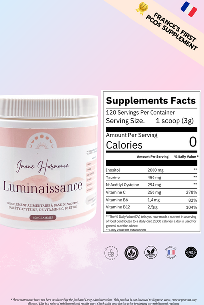 Supplements facts of Luminaissance