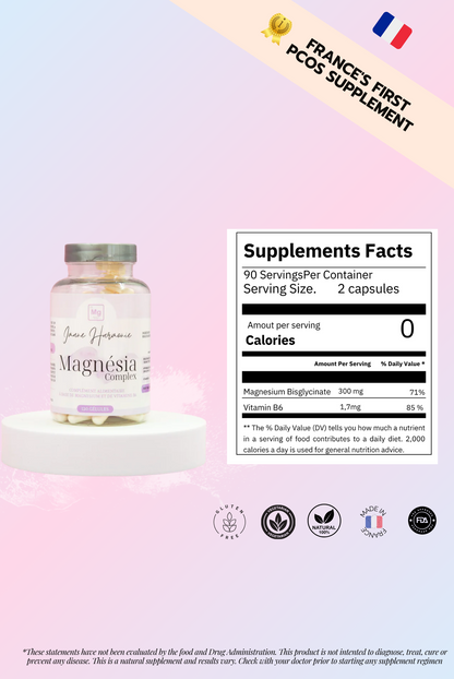 Supplements facts of Magnésia complex